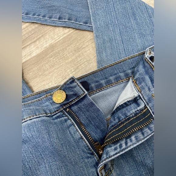 Bogari Straight Leg Distressed Jeans Size 30 - Picture 5 of 12